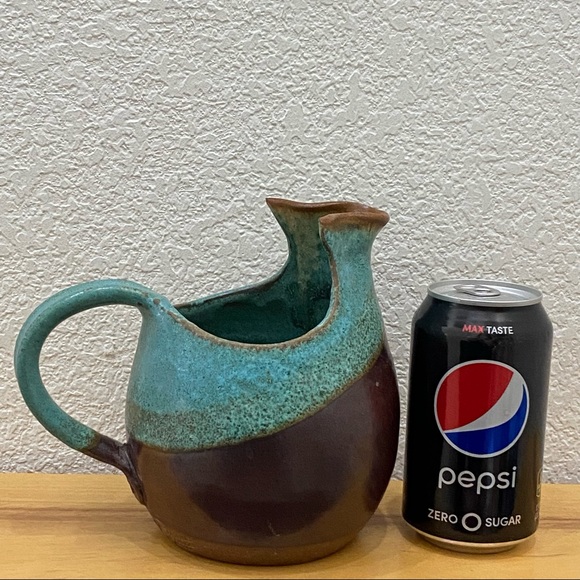 Fabrile Studios Big Bear CA Pottery 6.5”Pitcher Vase - Picture 4 of 15